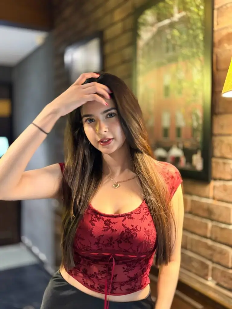 An intimate dinner date at a rooftop lounge, highlighting the emotional connection found when booking professional escorts and call girls in Dubai.